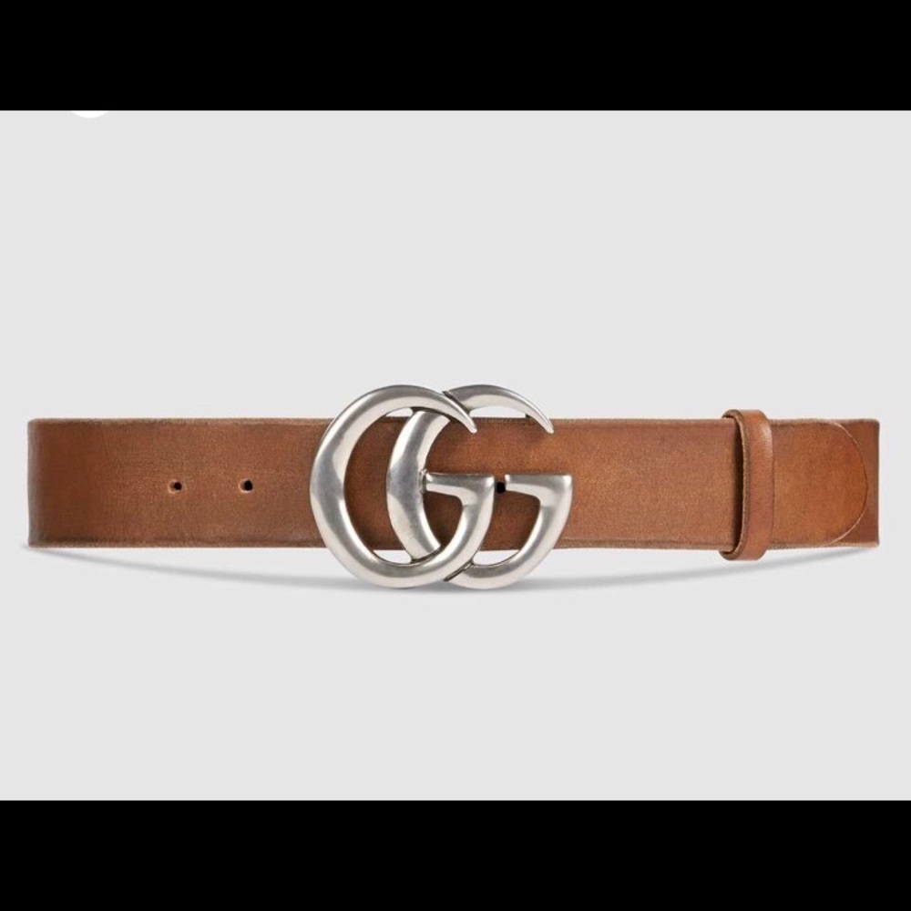Authentic Gucci Brown Leather Belt NWOT